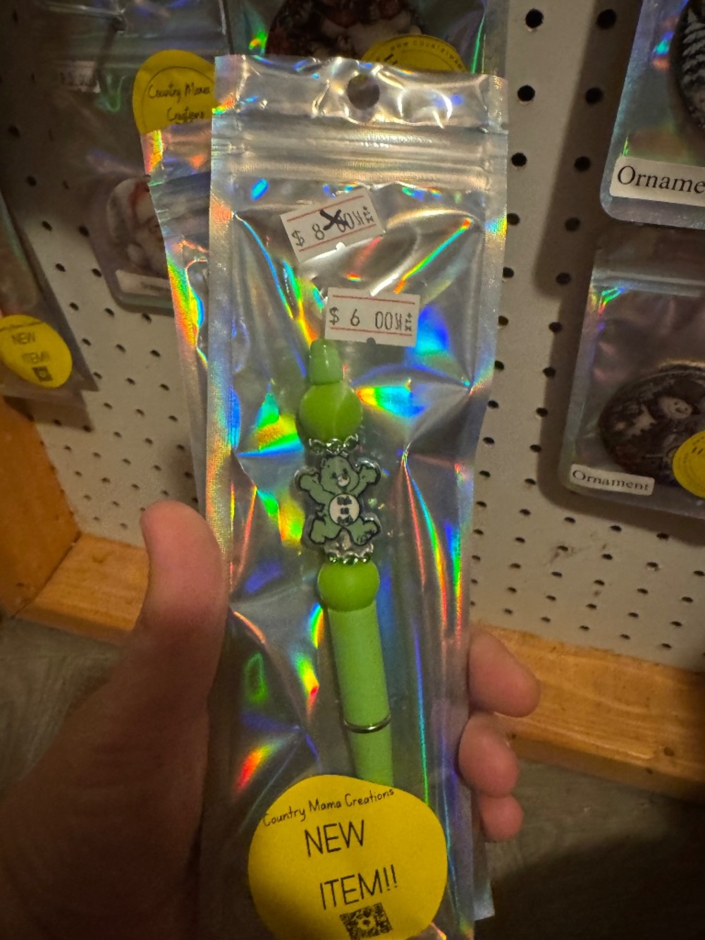 Green Swear Bear